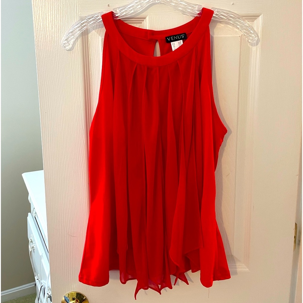Red Venus blouse